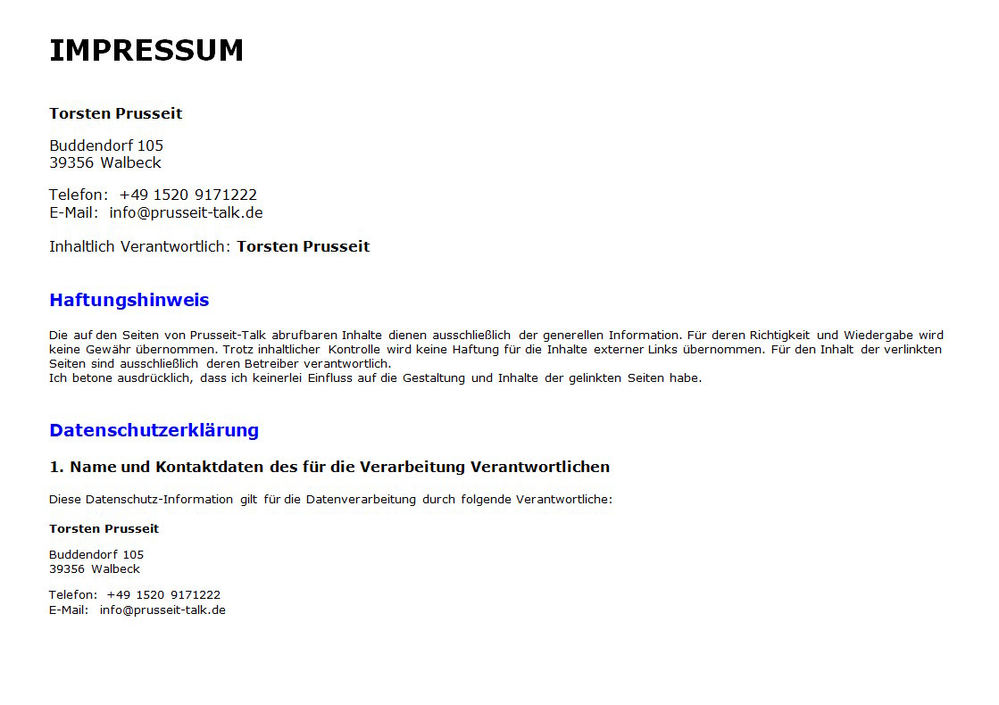 IMPRESSUM